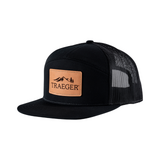 Traeger 7-Panel Leather Patch Hat