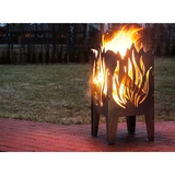 ALFRED RIESS Fairy Tales Brazier Basket - Flame - AR-FAR-FL
