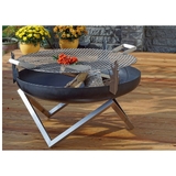 ALFRED RIESS Fire Pit Grill Grates with Handles - Large - AR-GRI-L81-SS