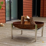 ALFRED RIESS Inuvik Steel Fire Pit - Large - AR-INU-L79-CS