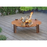 ALFRED RIESS Stromboli Steel Fire Pit - Large - AR-STR-L80-CC