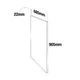 Gasmate Compact Laminate End Panels - Set of 2 