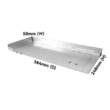 Beefeater Side Heat Shield for 1500 and 1600 Series Built-in Barbecues - BA70HS-FS - **Factory second**