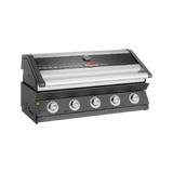 1600 Series Dark 5 Burner Built In BBQ w/ Cast Iron Burners & Grills