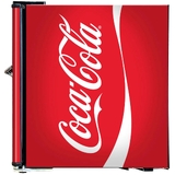 Official Coca-Cola branded Mini Fridge With Bottle Opener - CHOOSE FROM 5 DESIGNS  - BC46B-RET-CCR