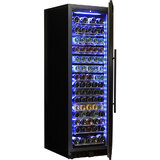 Schmick Upright Black Glass Door Wine Refrigerator Model BD425W-B