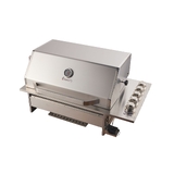 Bossworx Drop In SS 4 Burner with Rear Burner - BDI4RIPSSS-AU