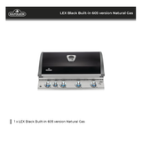Napoleon LEX Black Built-in 605 version Natural Gas - BILEX605RBINK-AU - DISPLAY Unit