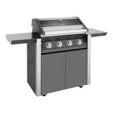 Beefeater 1600 Series 4 burner BBQ, side burner & trolley, dark