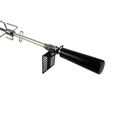 The BBQ Store 970mm Rotisserie Kit - 1pc Solid Skewer Shaft -  BSK-870