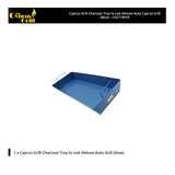 Cyprus Grill Charcoal Tray to suit Deluxe Auto Cyprus Grill (Blue) - CGCT-001B