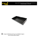 Cyprus Grill Charcoal Tray to suit Modern Cyprus Grill Limited Edition (Black) - CGCT-002