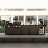Coleman Revolution Dual Fuel Kitchen w/ sink & fridge