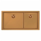 Piazza One & 3/4 Square Bowl Artisan Copper - CR500DCO