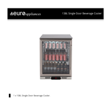 Euro Appliances 138L Single Door Beverage Cooler - EA60WFSX2L