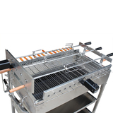 Cyprus Grill Extra Large BBQ Rotisserie with 2 x Variable Speed motors - EB-W02B-BUN