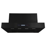EXCELSIOR BLACK BBQ RANGEHOOD WALL MOUNTED 1200MM - EXRH56-1200