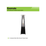 STELLAR BLACK  PYRAMID FLAME HEATER  - FH200ODS