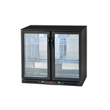 Crossray Double fridge, Black, 208L - FRIDGE-DBBLK