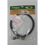 High Pressure Gas Hose 600mm Length with 3/8 LH x Fine Thread
