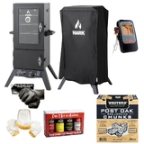 Hark 2 Door Gas Smoker Ultimate BBQ Bundle - HK0522W-BUN