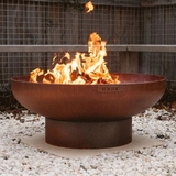 Hark Luca 80 Corten Steel Fire Pit 80 cm