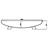 Hark Byron 100 Corten Steel Fire Pit - HK0826