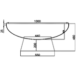 Hark Arlo 100 Corten Steel Fire Pit - HK0828