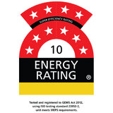 Schmick Quiet Energy Efficient 10 Star Rated Black Bar Fridge
