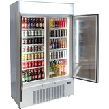 Schmick Upright 2 Door Commercial Glass Door Refrigerator - HUS-C10