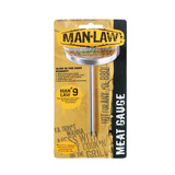 Man Law BBQ Meat Gauge Thermometer with Glow Dial - Range 40 to 80 Degrees Celsius - MAN-T720C