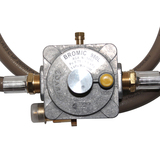 Bromic Universal Natural Gas Conversion Kit with Floor Socket 3/8 SAE Female Flare, 1500mm Hose 250Mj/hr Governor and 200mm Hose - NGCK3