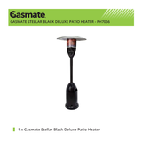 Gasmate Stellar Black Deluxe Patio Heater - PH7056