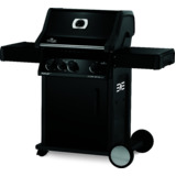 Napoleon Rogue 3 Burner Black NG - Side Infra Red Burner + CI Grills - RXT425SIBPK-1-AU