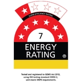 Rhino Black 1 Heated Glass Door Bar Fridge With Brand Parts And Low Energy Consumption - Model SG1R-B-HD