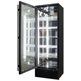 Rhino Black Commercial Upright Triple Glass Door Bar Fridge Ultra Energy Efficient Left Hinged -  SGT1L-BS