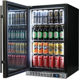 Schmick Quiet Running Front Venting Under Bench Stainless Door Bar Fridge - SK126L-SD