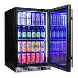 Schmick Quiet Running Front Venting Under Bench Stainless Door Bar Fridge - Model SK126R-SD