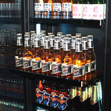 Upright Slim Depth Quiet Running Glass Front 3 Zone Beer And Wine Fridge With 5 x LED Colour Options