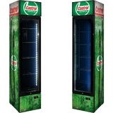 Castrol Fuel Pump Branded Skinny Upright Bar Fridge - SS-P160-FP-CASTROL