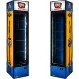 Golden Fleece Fuel Pump Branded Skinny Upright Bar Fridge - SS-P160-FP-FLEECE