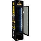 HARD RATED Branded Skinny Upright Bar Fridge - SS-P160-HR