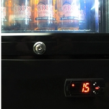 Melbourne Bitter Branded Skinny Upright Bar Fridge - SS-P160-MB