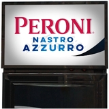 Peroni Branded Skinny Upright Bar Fridge - SS-P160-PERONI-V2  
