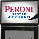 Peroni Branded Skinny Upright Bar Fridge - SS-P160-PERONI 