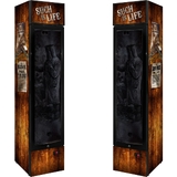 Ned Kelly Branded Skinny Upright Bar Fridge - SS-P160FA-NED 