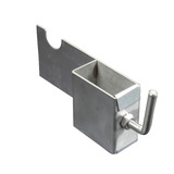 The BBQ Store Left Skewer Support Bracket Stainless Steel Suit 85kg Motor from  - The BBQ Store SSB-6008L