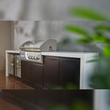 Crossray Premium 4B Gas BBQ Outdoor Kitchen w/ double fridge - TC4KP-15