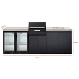 Crossray eXtreme Grey Electric Outdoor Kitchen - TCEK-18