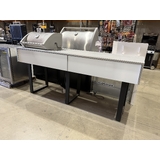 Outdoor Kitchen Bench with Crossray 2 burner Gas BBQ - DISPLAY - Pick up ONLY